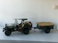 WILLYS MB JEEP Skla 1:8