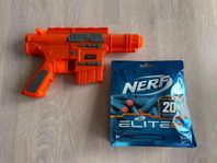 Nerf-leksak + 20 st nya skott