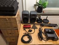 Hemmastudiopaket, Genelec, Focusrite, med mera