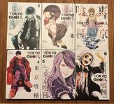 Tokyo Ghoul vol 1-6 - manga