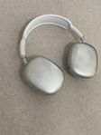 Silver & White Bluetooth Headphones