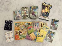 Pokémon Paket #1 - Oöppnade Booster Packs + Mini Låda etc