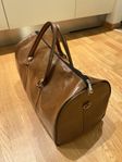 Men's leather duffle bag - Herrarnas läderduffelväska