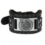 Armband nordisk viking. Konstläder.