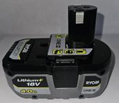 Ryobi ONE+ 18V 4,0Ah batteri