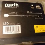 Ny LED varm vit 38m 220kr