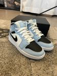 Air Jordan 1 Mid Ice Blue Black GS NYA! 36,36.5