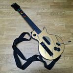 Wii Guitar Hero Gibson gitarr guld gold Nintendo redoctane