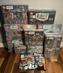 Lego star wars, oöppnade sets