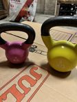 Kettlebells 8kg och 4kg 