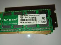 148 pieces - RAM 4GB DDR3 1600MHz PC3-12800 SO-DIMM