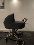 cybex e-priam roséguld med massor av tillbehör 