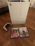 PS5 disc edition + spel 