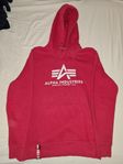 Alpha Industries Röd Hoodie