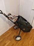 Golfklubbor, golfset, bag och vagn