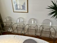 Karmstolar, Philippe Starck "Louis Ghost", Kartell