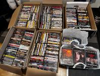 Stor samling med 850+ DVD-filmer och blu-ray