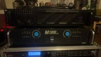 Ibiza 2000amp slutsteg  och en inter m1000 500 watt 4 ohms 