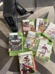 Xbox 360 utan kontroll + massa spel