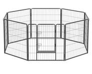 Hundhage/hundgård för inom-utomhusbruk 7 sektioner!