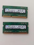 Samsung 4 GB SO-DIMM DDR3 laptop RAM- 2 pieces