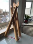 Ikea Stråla ljusstake adventsljusstake i furu