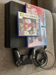 playstation 4 + 3 FIFA spel