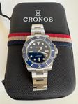 Cronos Sub Dive Watch No Date med NH35-urverk