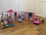 Barbie dockor med tillbehör