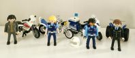 Playmobil polishelikopter polisbilar