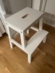 BEKVÄM Köksstege/pall, vit, 50 cm - Step stool IKEA