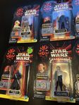 8 stycken Star Wars Episode I actionfigurer