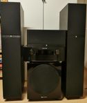 Hemmabiosystem, Audio pro högtalare + Marantz reciever