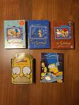 Simpsons dvd kompletta säsonger 2, 4, 5, 6, 7