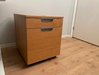 File cabinet IKEA Galant with lock and wheels