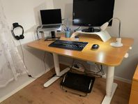 Desk sit/stand IKEA Bekant 120x80cm, electrically operated 