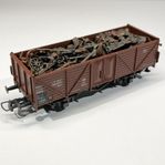 Roco 46039 vagn men skrotlast, Märklin kompatibelt koppel