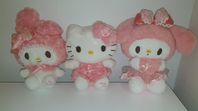 Gosedjur Hello Kitty My Melody Sanrio