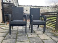 6 Outdoor chairs