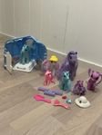 My Little Pony stall + 7 hästar + tillbehör 