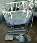 Stokke Sleepi - tre sängar i en med massa tillbehör