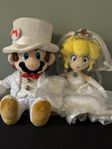 Super Mario Odyssey Plush Mario & Peach (Wedding Style)