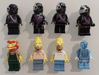 Lego minifigurer Ninjago, Simpson, Superheroes