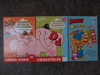 Spel 3 st Bamse och Fem myror är fler än fyra elefanter 