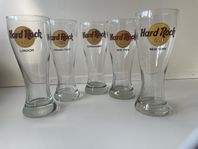 Hard Rock Café öl glas