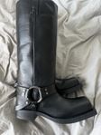 Acne Studios Leather Buckle Boots