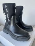 Off White Sponge Rubber Rainboot