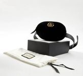 Gucci GG Marmont Oval Velvet Belt Bag 