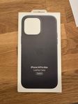 iPhone 14 Pro Max Leather Case midnight