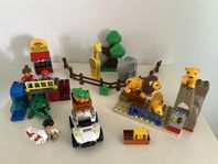 Lego Duplo olika djurpark set